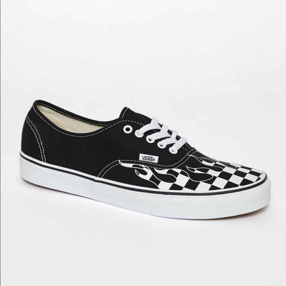 Flame Checkered Vans